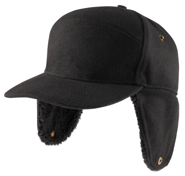 WINTERCAP "LUMBERJACK" - BLACK - BRANDIT