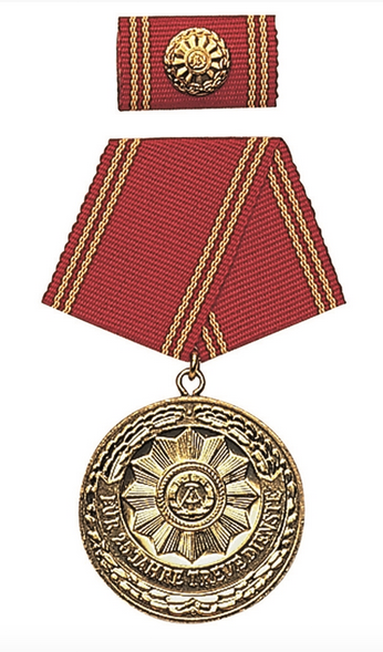  Gold ′F.treue Dienste′mdi Medal 25 Years 