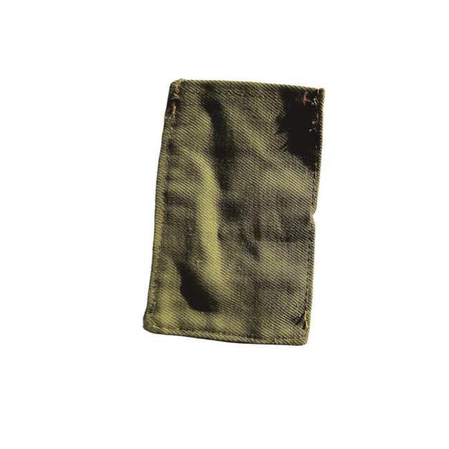 ID CARD CASE - ROMANIAN ARMY MILITARY SURPLUS - GREEN OD - IN GOOD CONDITION