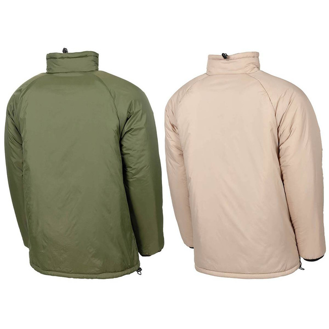 BRITISH REVERSIBLE THERMAL JACKET - MFH® - OD GREEN/KHAKI - LARGE SIZES