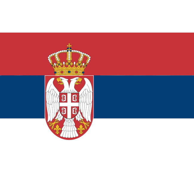 FLAG - 90 x 150 CM - SERBIA - NEW