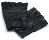 GLOVES BLACK LEATHER W/O FINGERS