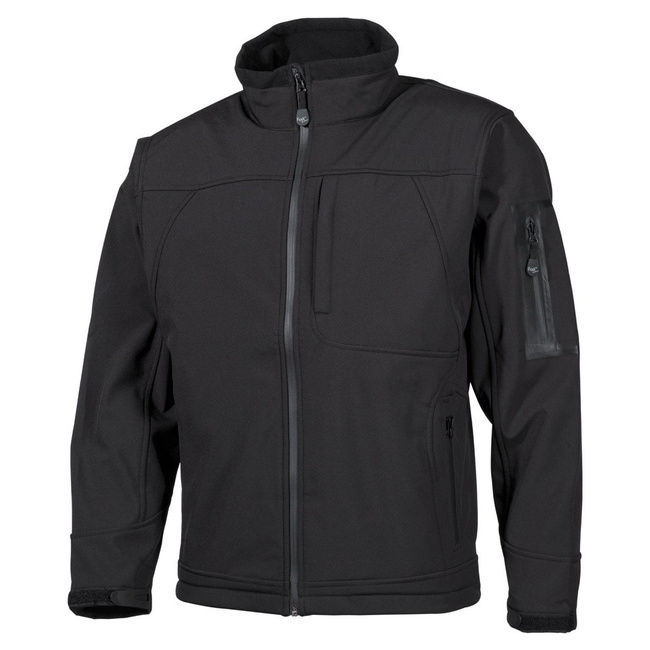  US Soft Shell Jacket,"Flying", Black