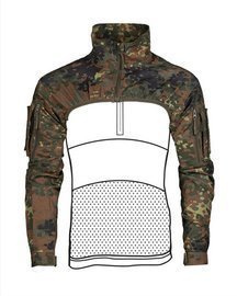 TACTICAL BOLERO - Mil-Tec® - GERMAN CAMOUFLAGE (FLECTAR)