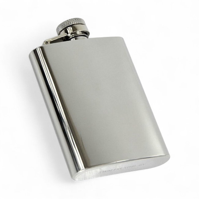 Hip Flask - 220 ml - Stainless steel - Silver - Mil-Tec