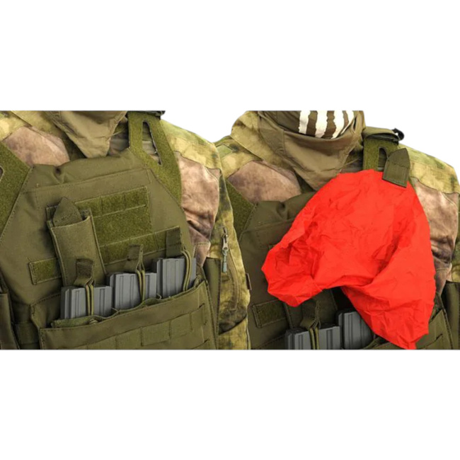 AIRSOFT DEAD RED RAG POUCH - 8FIELDS - TAN