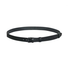 Leather belt for men - Black - 2.5 cm