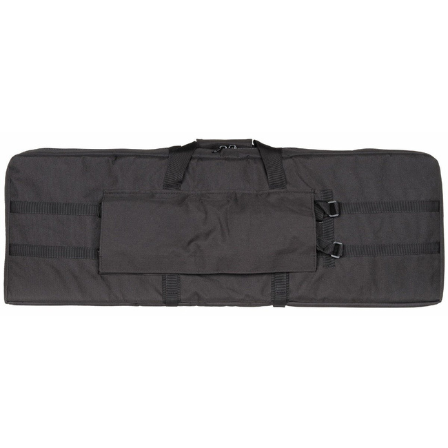 Rifle Bag, black, lined, for 2 rifles