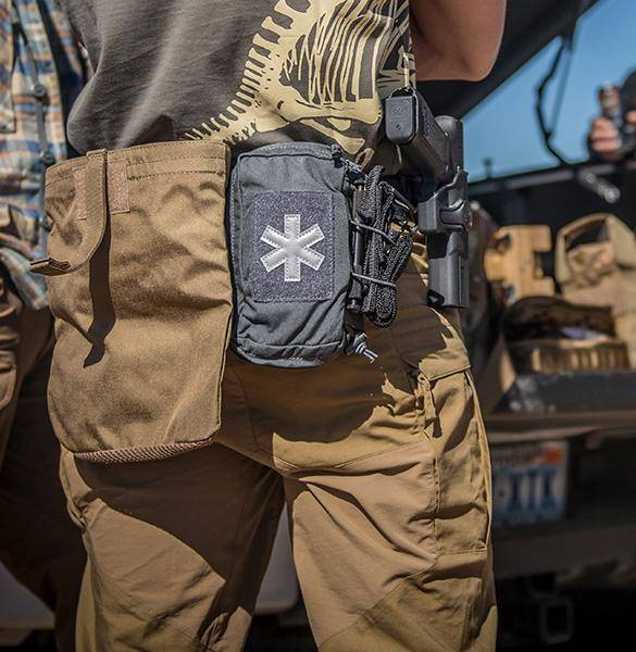 HYBRID TACTICAL PANTS - POLYCOTTON RIPSTOP - Helikon-Tex - ADAPTIVE GREEN