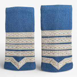 MILITARY MASTER RANKS, AVIATION - MILITARY MASTER CLASS I WITHOUT SIGN OF ARMS, BLUE CITY - MILITARY SURPLUS ROMANIAN ARMY - USED