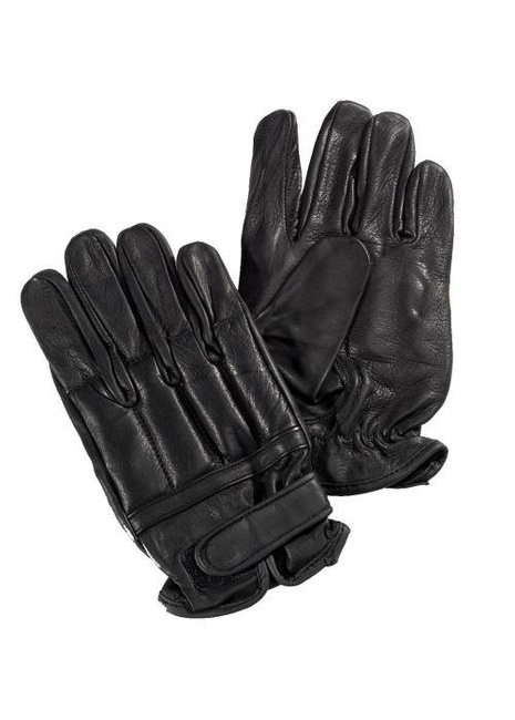 BLACK LEATHER DEFENDER FINGER