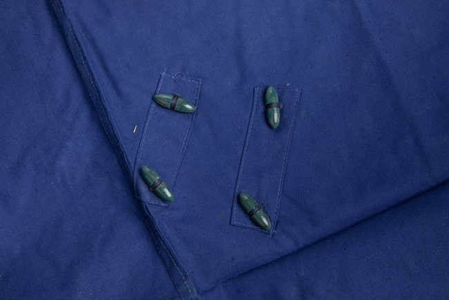 WATERPROOF TARPAULIN, SHELTER, PONCHO -  180 x 180 CM - BLUE - GENUINE MILITARY SURPLUS ROMANIAN ARMY