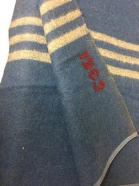 PURE WOOL VINTAGE BLANKET - 140x210 CM - VARIOUS COLORS - ROMANIAN ARMY MILITARY SURPLUS - DEGRADED