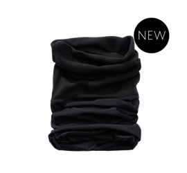MULTIFUNCTIONAL HEADBAND - FLEECE - BLACK - BRANDIT