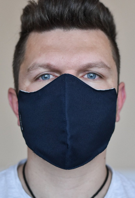 Urban Gear reusable EDC mask with integred filter - Lecter Tactical - Midnight Blue