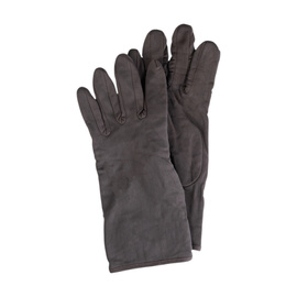 KNITTED GLOVES - EAST GERMAN ARMY MILITARY SURPLUS - GREEN OD - USED