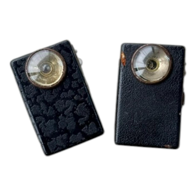 ELBA FLASHLIGHT - ROMANIAN ARMY MILITARY SURPLUS - DIFFERENT COLORS AND TEXTURES - IN GOOD CONDITION