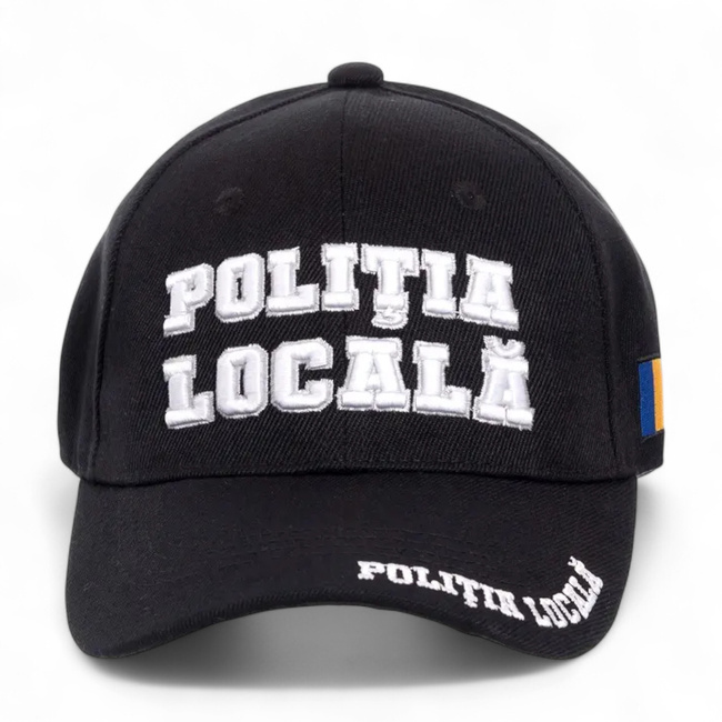 CAP - LOCAL POLICE - PREMIUM QUALITY - 3D EMBROIDERY - BLACK