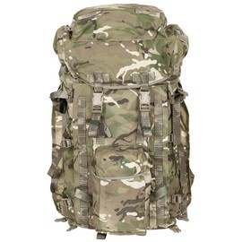 BRITISH BACKPACK - "INF Long" - IRR - MTP CAMO - MILITARY SURPLUS - USED