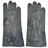 GLOVES GENUINE GERMAN POLICE GREY LEATHER W/O LINING