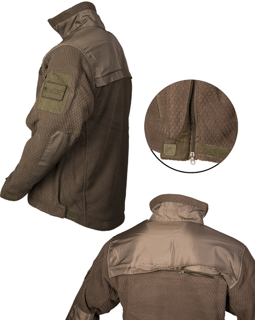 FLEECE JACKET - "ELITE" - HEXTAC® - OD (Olive Drab)