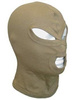 BALACLAVA 3-HOLE THIN COTTON COYOTE