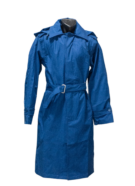 TRENCHCOAT, RAIN COAT FOR MEN - ROMANIAN ARMY - NAVY BLUE