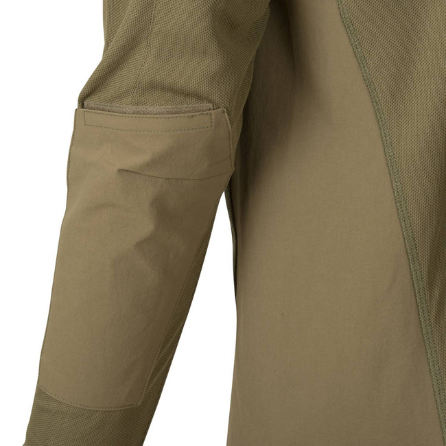 LONG SLEEVE POLO SHIRT - "RANGE®" - Helikon Tex® - SHADOW GREY