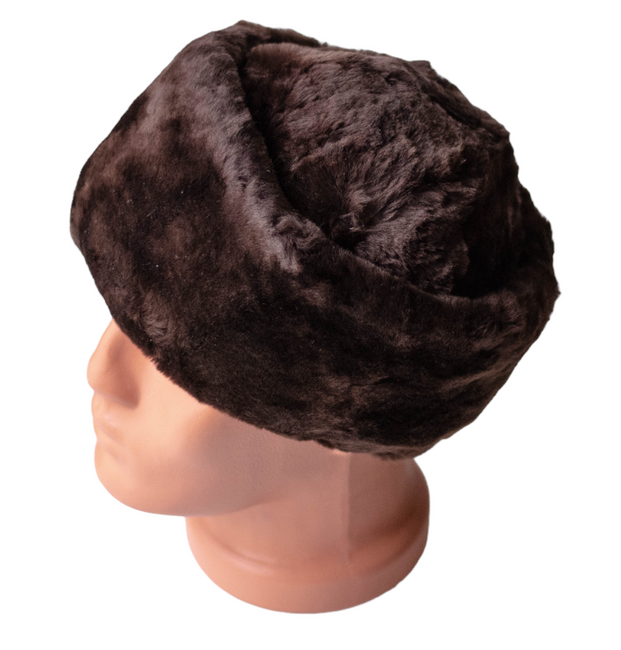 Fur hat, Cold War era, Romanian Army Surplus - Brown