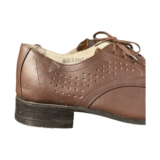 Summer shoes for men - RSR period - Romanian Army surplus - Brown - In good condition