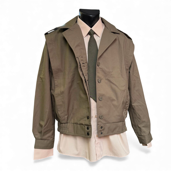 Women’s Officers Jacket - Romanian Army Military Surplus - Khaki - Like New