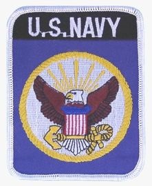 PATCH U.S. NAVY 100 x 80 MM