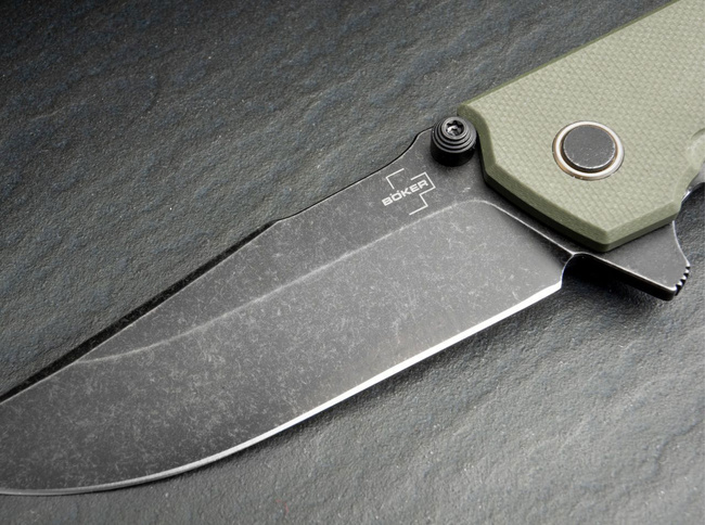 KNIFE WITH ASSISTED OPENER KIHON ASSISTED OD GREEN - BOKER PLUS