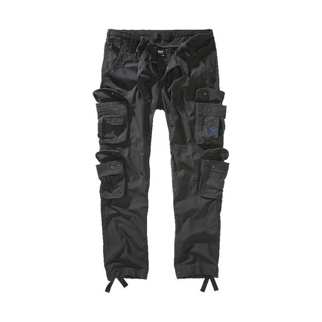 Pure Slim Fit Cargo Trousers for Men - Anthracite - Brandit