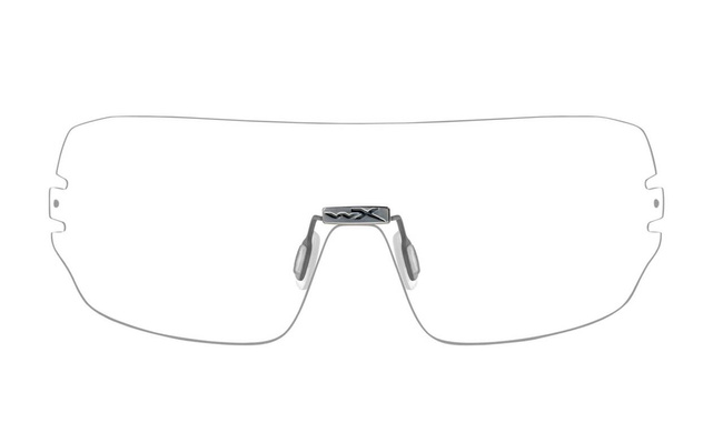 Wiley X interchangeable lenses, Polycarbonate, Compatible with Wiley X Detection glasses, UVA / UVB protection, Clear