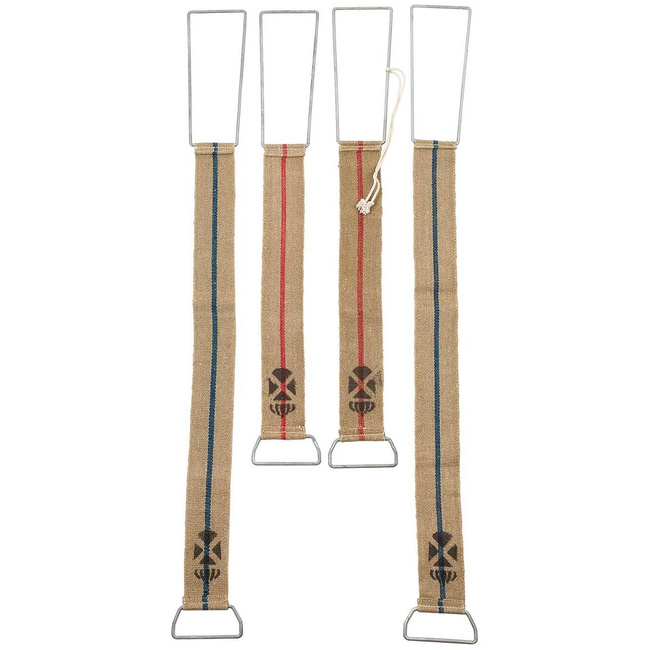 Webbings, Jute, with metal holder - Military surplus from the Swedish army - like new