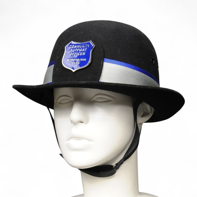 Womens PCSO Helmet - Community Support Officer - Metropolitan Police - UK Military Surplus - Black - Used