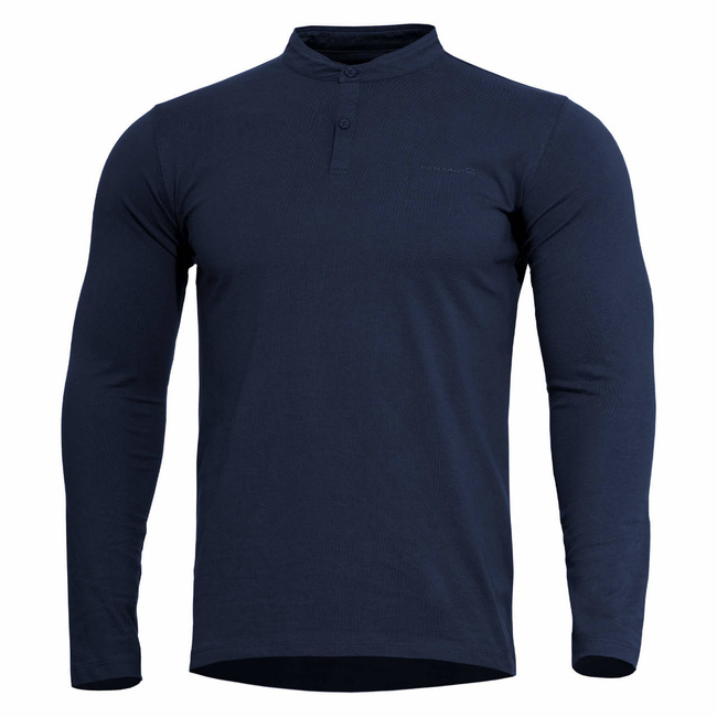 LONG SLEEVE SHIRT - "ROMEO HENLEY" 2.0 - PENTAGON® - MIDNIGHT BLUE