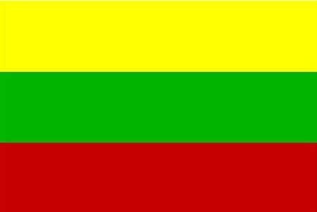 FLAG (91 x 152) cm LITHUANIA