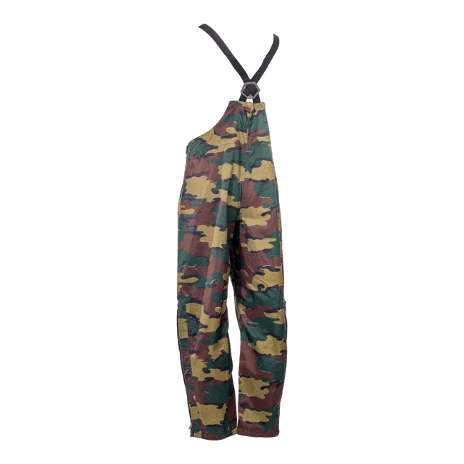 RAIN PANTS - MILITARY SURPLUS FROM THE BELGIAN ARMY - YIGSAW CAMOUFLAGE - USED