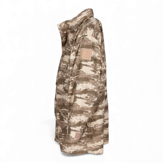 Ripstop Parka Jacket with Lining - Turkish Army Surplus - Desert Camouflage M2021 - Used