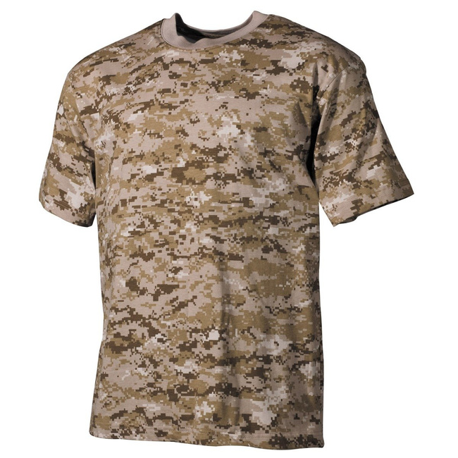 SHORT SLEEVE T-SHIRT - AMERICAN ARMY STYLE - MFH - DIGITAL DESERT
