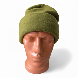 Fleece Cap / Combat Beanie - Khaki - Romanian Armed Forces - Like New