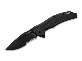 POCKET KNIFE LATERAL BLACK SERRATED - KERSHAW