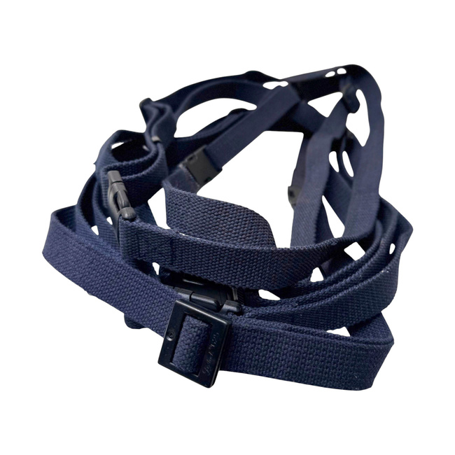 Adjustable textile strap/harness - British Army military surplus - Navy blue - In good condition