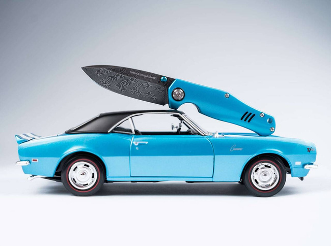 DAMASCUS KNIFE 1969 Z28-DAMAST - BOKER