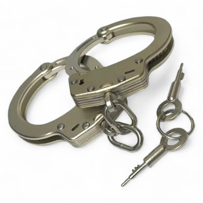 ULTRALIGHT HANDCUFFS - HM-02 - DURALUMINUM - 240 g - ESP