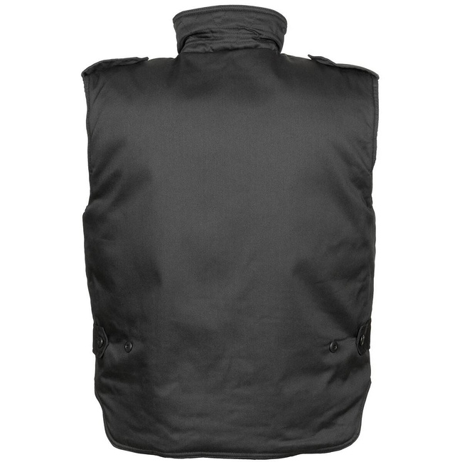 US Vest "Ranger", lined, black, many pockets