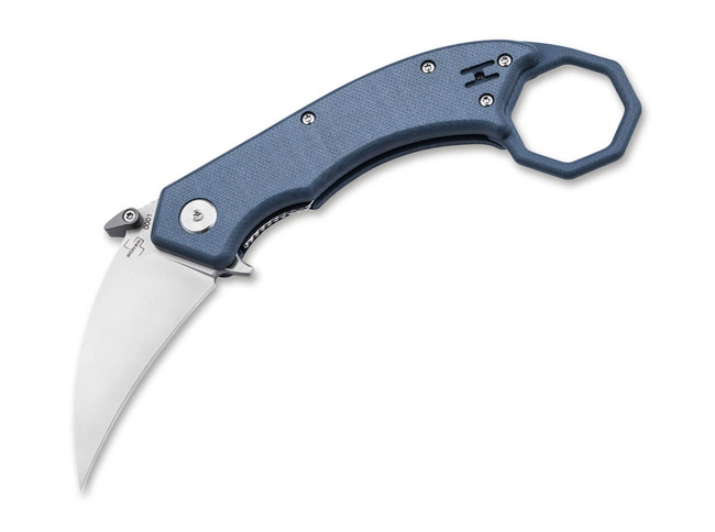 POCKET KNIFE HEL KARAMBIT - BLUE/GREY - BOKER PLUS