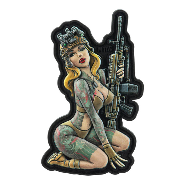 PATCH TACTICAL GIRL #5 PVC - MULTICOLOR - M-TAC